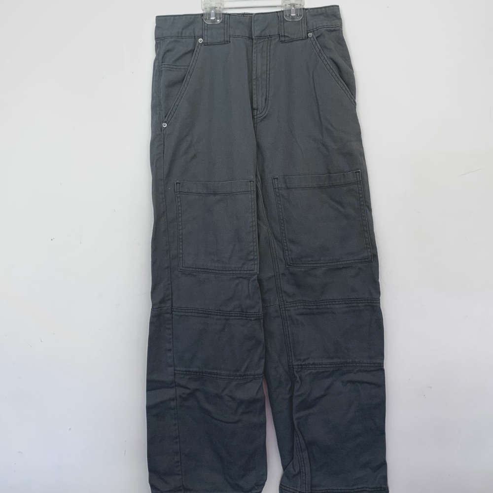 BDG, Brandy Melville, wide leg cargos, pastel blue, size 28